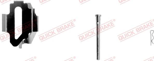 QUICK BRAKE 109-1168-1R - Tarvikesarja, jarrupala inparts.fi