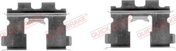 QUICK BRAKE 109-1163-1 - Tarvikesarja, jarrupala inparts.fi