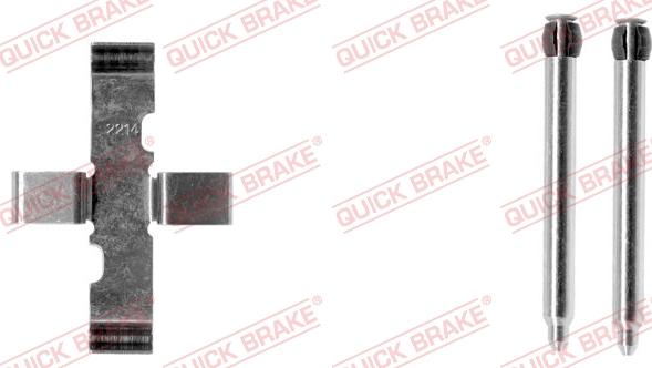 QUICK BRAKE 109-1101-1 - Tarvikesarja, jarrupala inparts.fi