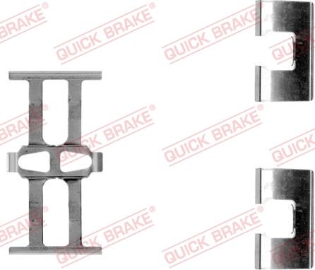 QUICK BRAKE 109-1118-1 - Tarvikesarja, jarrupala inparts.fi