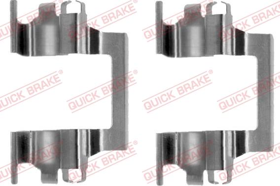 QUICK BRAKE 109-1117-1 - Tarvikesarja, jarrupala inparts.fi