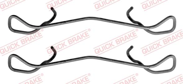 QUICK BRAKE 1091189 - Tarvikesarja, jarrupala inparts.fi