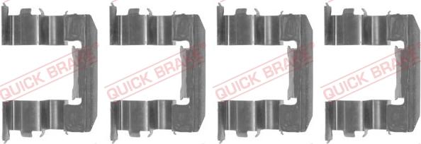 QUICK BRAKE 1091184 - Tarvikesarja, jarrupala inparts.fi