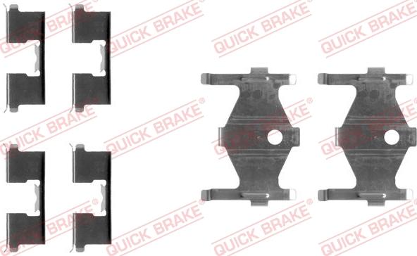 QUICK BRAKE 1091185 - Tarvikesarja, jarrupala inparts.fi