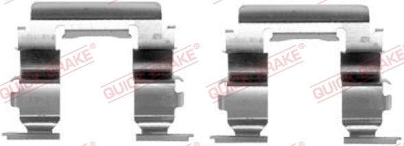 QUICK BRAKE 109-1181-1 - Tarvikesarja, jarrupala inparts.fi