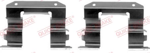 QUICK BRAKE 109-1182-1 - Tarvikesarja, jarrupala inparts.fi