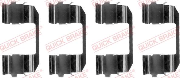 QUICK BRAKE 1091135 - Tarvikesarja, jarrupala inparts.fi