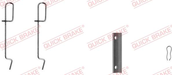 QUICK BRAKE 109-1125-1 - Tarvikesarja, jarrupala inparts.fi