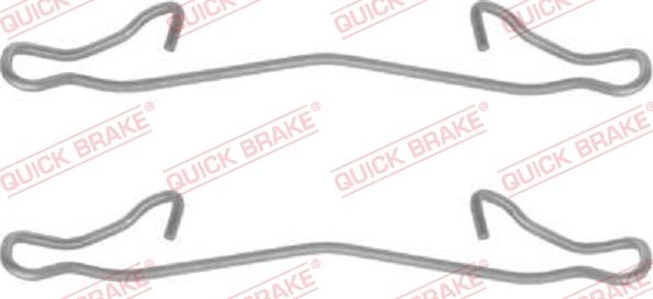 QUICK BRAKE 1091121 - Tarvikesarja, jarrupala inparts.fi