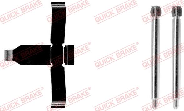 QUICK BRAKE 109-1127-1 - Tarvikesarja, jarrupala inparts.fi