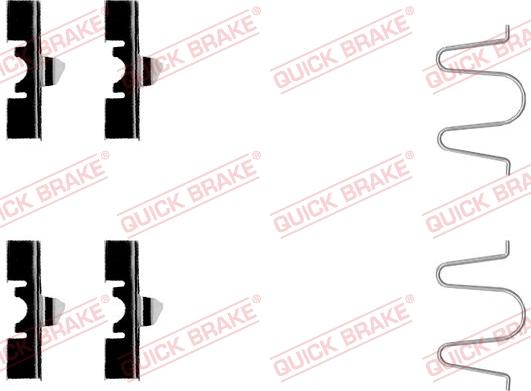 QUICK BRAKE 1091170 - Tarvikesarja, jarrupala inparts.fi