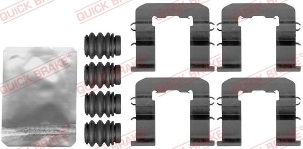 QUICK BRAKE 1091893 - Tarvikesarja, jarrupala inparts.fi