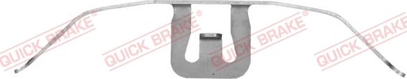 QUICK BRAKE 109-1845R-1 - Tarvikesarja, jarrupala inparts.fi