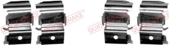 QUICK BRAKE 109-1855R-1 - Tarvikesarja, jarrupala inparts.fi