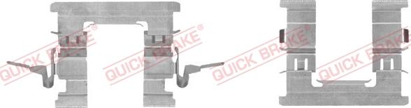 QUICK BRAKE 109-1853R-1 - Tarvikesarja, jarrupala inparts.fi