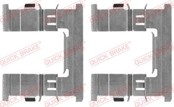 QUICK BRAKE 109-1869-1 - Tarvikesarja, jarrupala inparts.fi