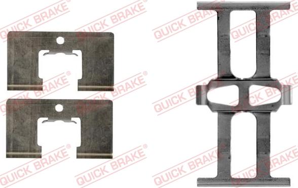 QUICK BRAKE 109-1863R-1 - Tarvikesarja, jarrupala inparts.fi