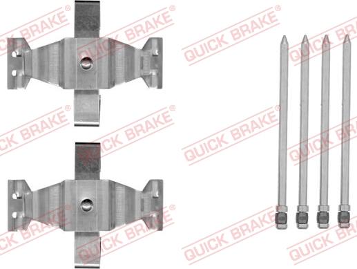 QUICK BRAKE 1091804 - Tarvikesarja, jarrupala inparts.fi