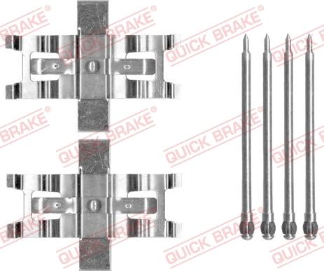 QUICK BRAKE 1091805 - Tarvikesarja, jarrupala inparts.fi