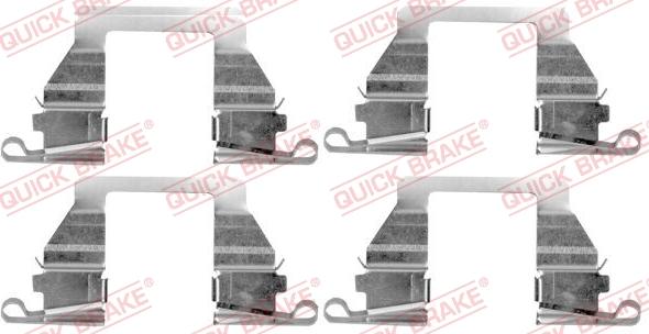 QUICK BRAKE 1091800 - Tarvikesarja, jarrupala inparts.fi