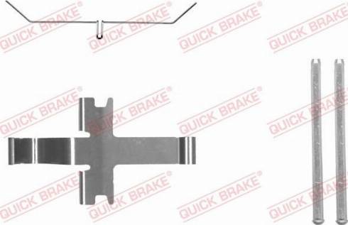 QUICK BRAKE 109-1819-1 - Tarvikesarja, jarrupala inparts.fi