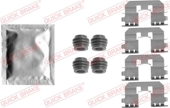 QUICK BRAKE 1091810 - Tarvikesarja, jarrupala inparts.fi