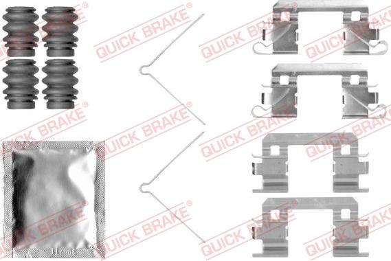 QUICK BRAKE 1091811 - Tarvikesarja, jarrupala inparts.fi