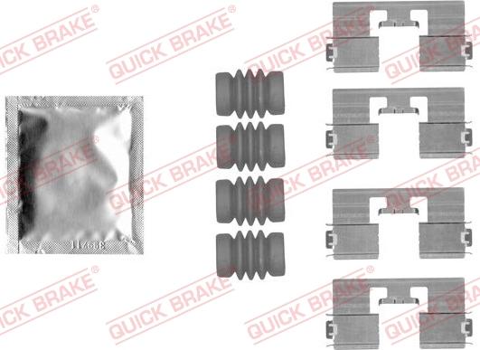 QUICK BRAKE 1091818 - Tarvikesarja, jarrupala inparts.fi