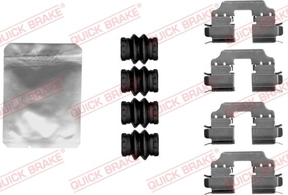 QUICK BRAKE 1091881 - Tarvikesarja, jarrupala inparts.fi