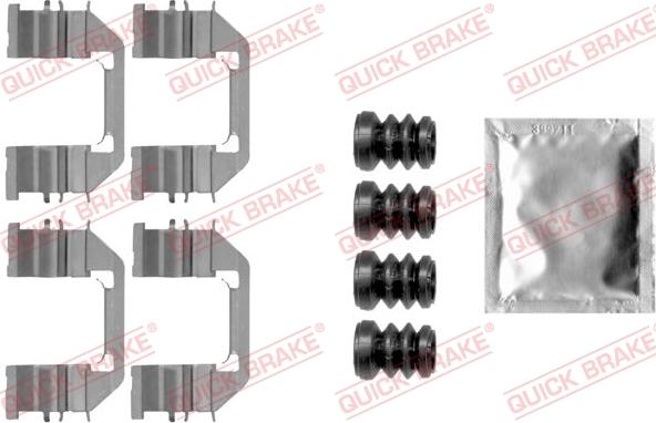 QUICK BRAKE 1091888 - Tarvikesarja, jarrupala inparts.fi