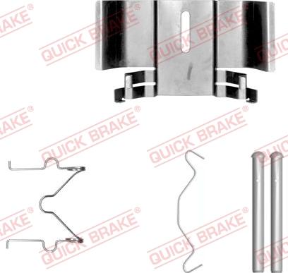 QUICK BRAKE 109-1836R-1 - Tarvikesarja, jarrupala inparts.fi