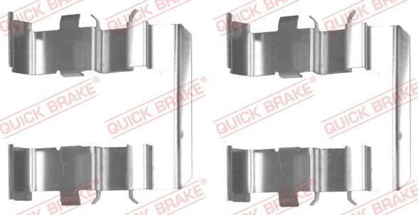 QUICK BRAKE 109-1831R-1 - Tarvikesarja, jarrupala inparts.fi