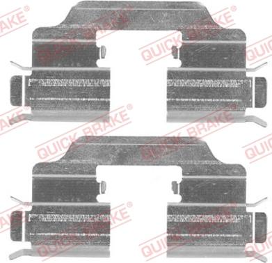 QUICK BRAKE 109-1832R-1 - Tarvikesarja, jarrupala inparts.fi