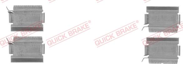 QUICK BRAKE 109-1820-1 - Tarvikesarja, jarrupala inparts.fi