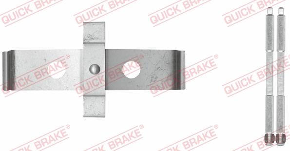 QUICK BRAKE 109-1876-1 - Tarvikesarja, jarrupala inparts.fi