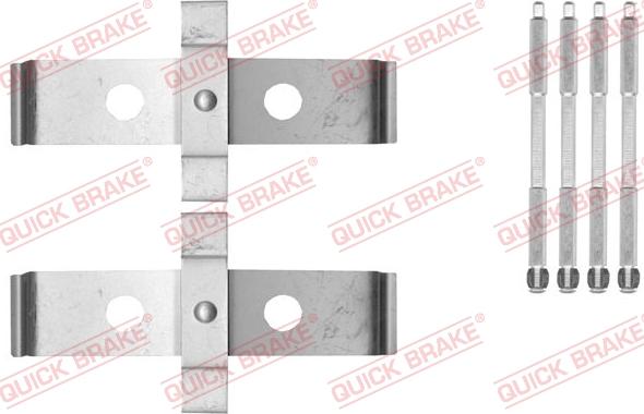 QUICK BRAKE 1091876 - Tarvikesarja, jarrupala inparts.fi