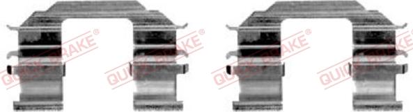 QUICK BRAKE 109-1870R-1 - Tarvikesarja, jarrupala inparts.fi