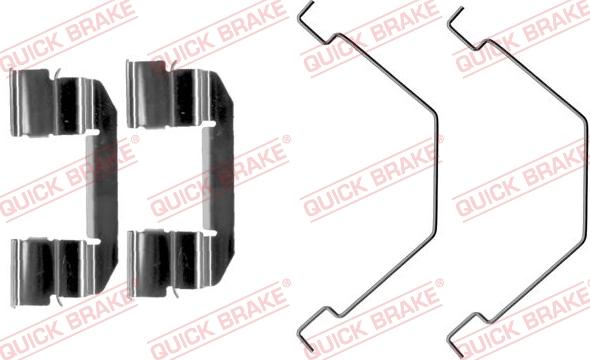 QUICK BRAKE 109-1292-1 - Tarvikesarja, jarrupala inparts.fi