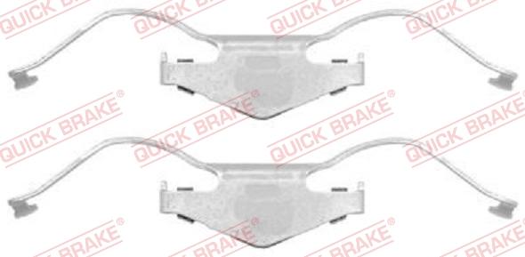 QUICK BRAKE 1091297 - Tarvikesarja, jarrupala inparts.fi