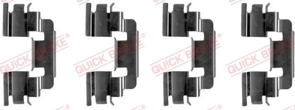 QUICK BRAKE 1091249 - Tarvikesarja, jarrupala inparts.fi