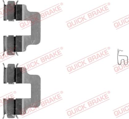 QUICK BRAKE 109-1245-1 - Tarvikesarja, jarrupala inparts.fi