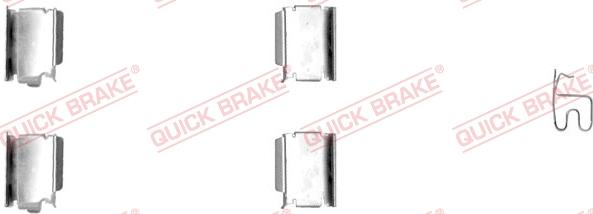 QUICK BRAKE 109-1246-1 - Tarvikesarja, jarrupala inparts.fi