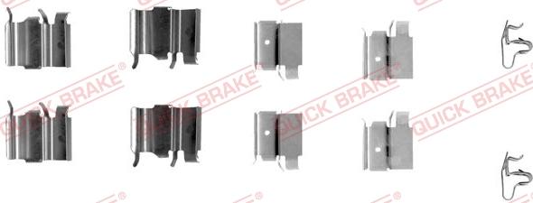 QUICK BRAKE 1091240 - Tarvikesarja, jarrupala inparts.fi