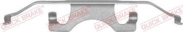 QUICK BRAKE 109-1241-1 - Tarvikesarja, jarrupala inparts.fi