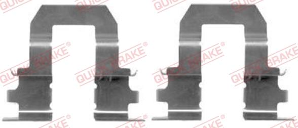 QUICK BRAKE 109-1255-1 - Tarvikesarja, jarrupala inparts.fi