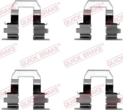 QUICK BRAKE 1091255 - Tarvikesarja, jarrupala inparts.fi