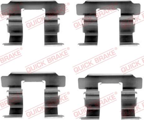 QUICK BRAKE 109-1251 - Tarvikesarja, jarrupala inparts.fi