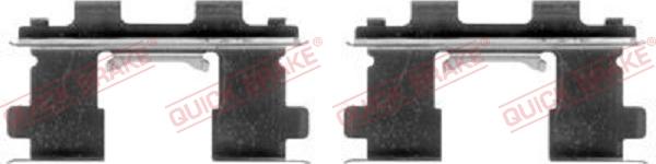 QUICK BRAKE 109-1253-1 - Tarvikesarja, jarrupala inparts.fi