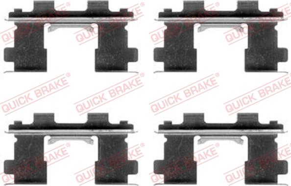 QUICK BRAKE 1091253 - Tarvikesarja, jarrupala inparts.fi