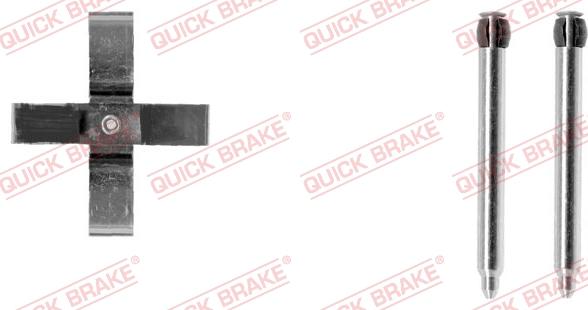 QUICK BRAKE 109-1266-1 - Tarvikesarja, jarrupala inparts.fi